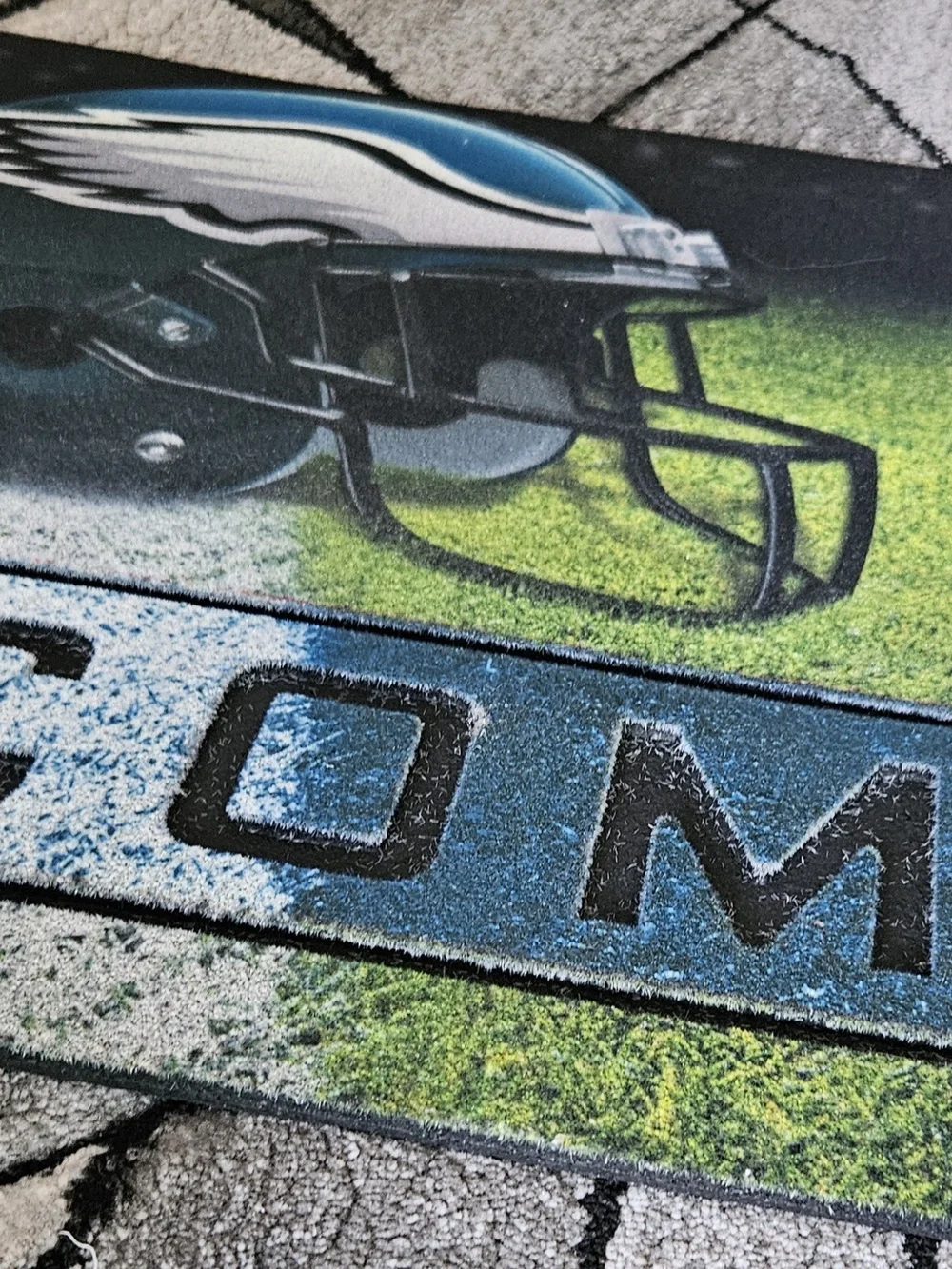 Fanmats Philadelphia Eagles crumb rubber door mat